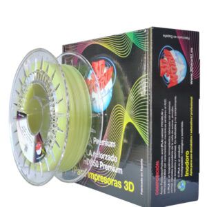 Filamento 3DWorld PLA Premium Color Glowing yellow 1000 gr