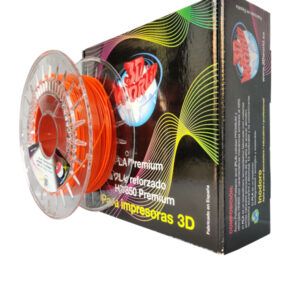 Filamento 3DWorld PLA Premium Color Naranja neon 1000 gr
