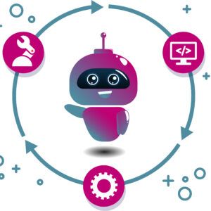 Vinilo pared robot Pepebot